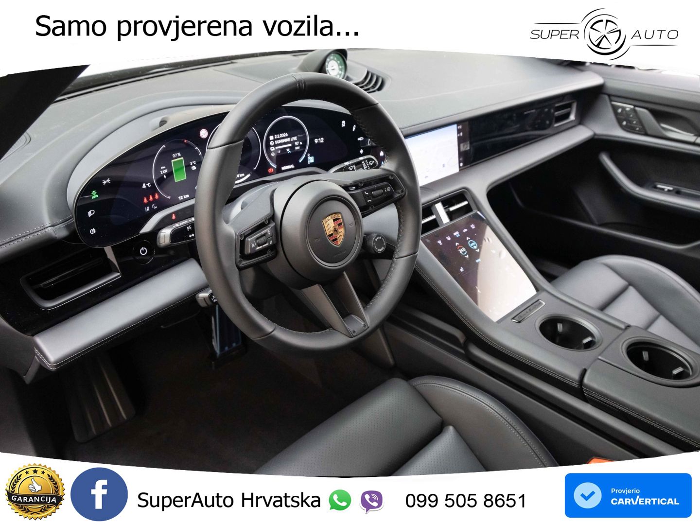 Porsche Taycan Sport Turismo 105 kWh (435 KS)