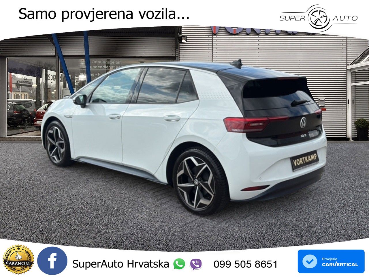 Volkswagen ID.3 Pro Performance 62 kWh (204 KS) LED+GR SJED+ACC