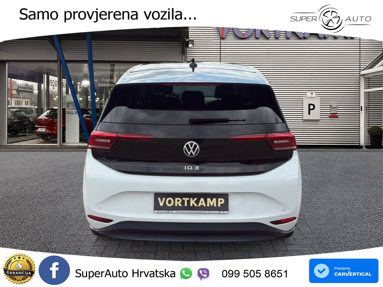 Volkswagen ID.3 Pro Performance 62 kWh (204 KS) LED+GR SJED+ACC