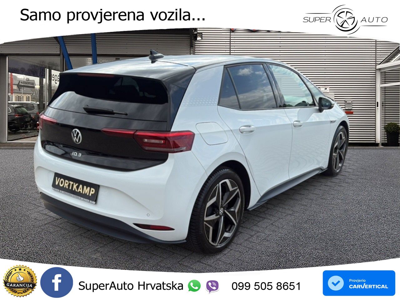 Volkswagen ID.3 Pro Performance 62 kWh (204 KS) LED+GR SJED+ACC