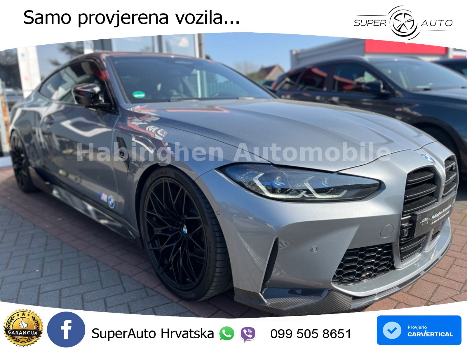 BMW M4 Competition 3.0 (510 KS) Steptronic LED+GR SJED+ACC