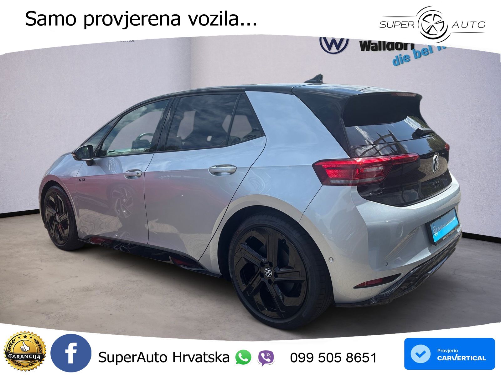 Volkswagen ID.3 GTX 84 kWh (286 KS) LED+GR SJED+ACC