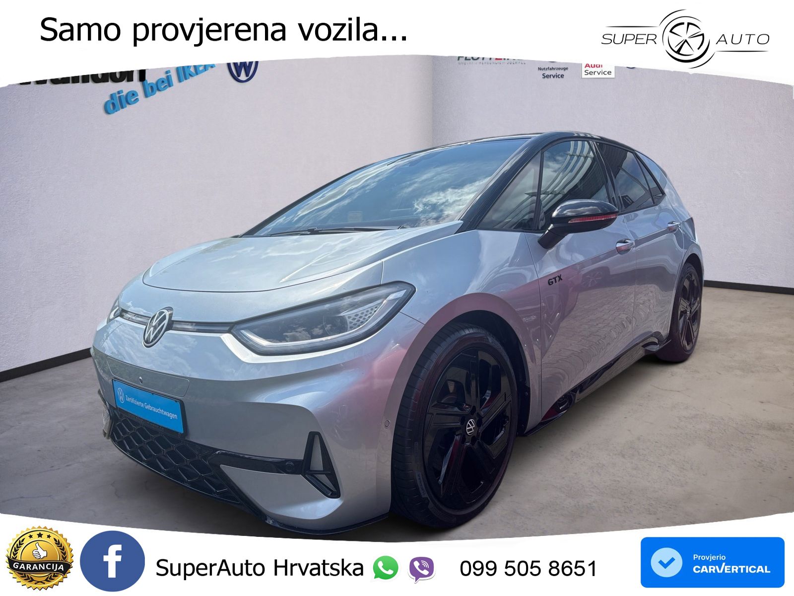 Volkswagen ID.3 GTX 84 kWh (286 KS) LED+GR SJED+ACC