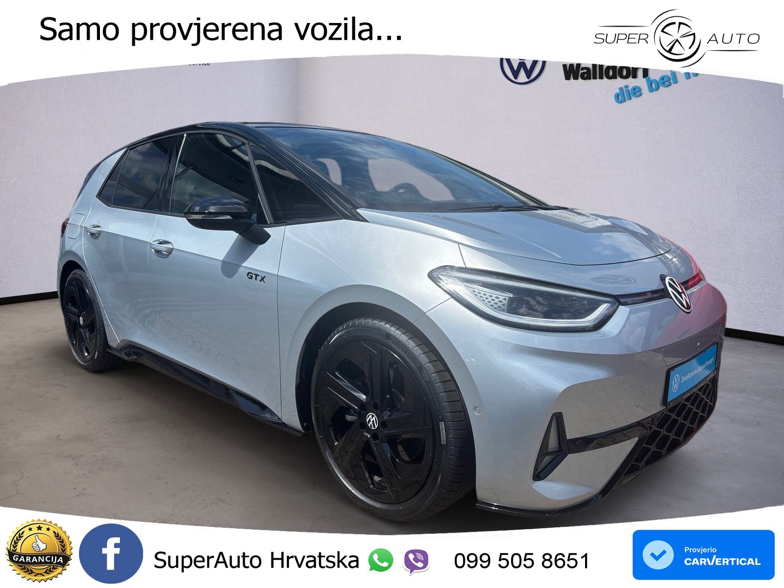 Volkswagen ID.3 GTX 84 kWh (286 KS) LED+GR SJED+ACC