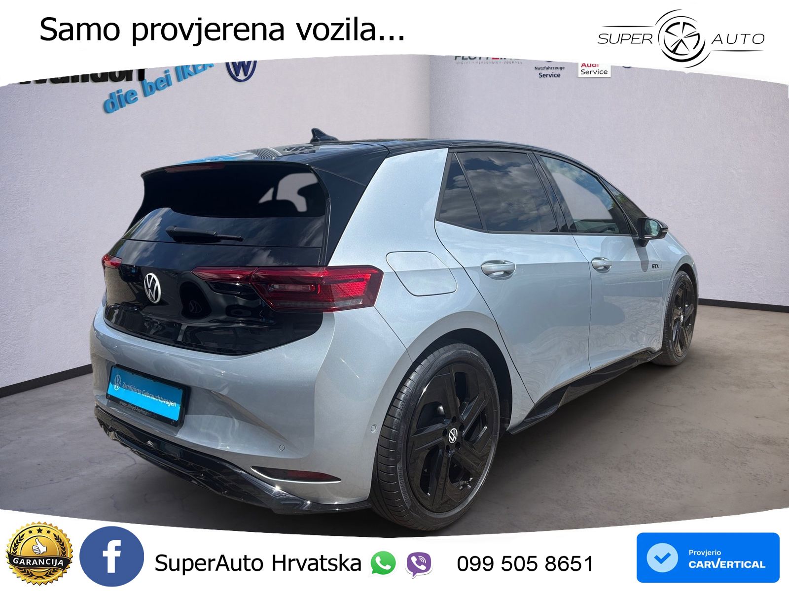 Volkswagen ID.3 GTX 84 kWh (286 KS) LED+GR SJED+ACC