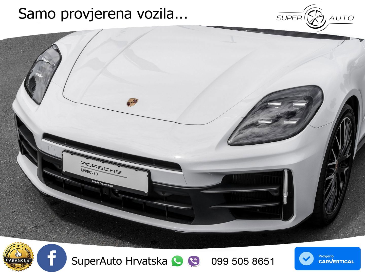 Porsche Panamera 4 2.9 V6 (470 KS) E-Hybrid PDK ACC+HEAD+4xGR SJED+360+PANO