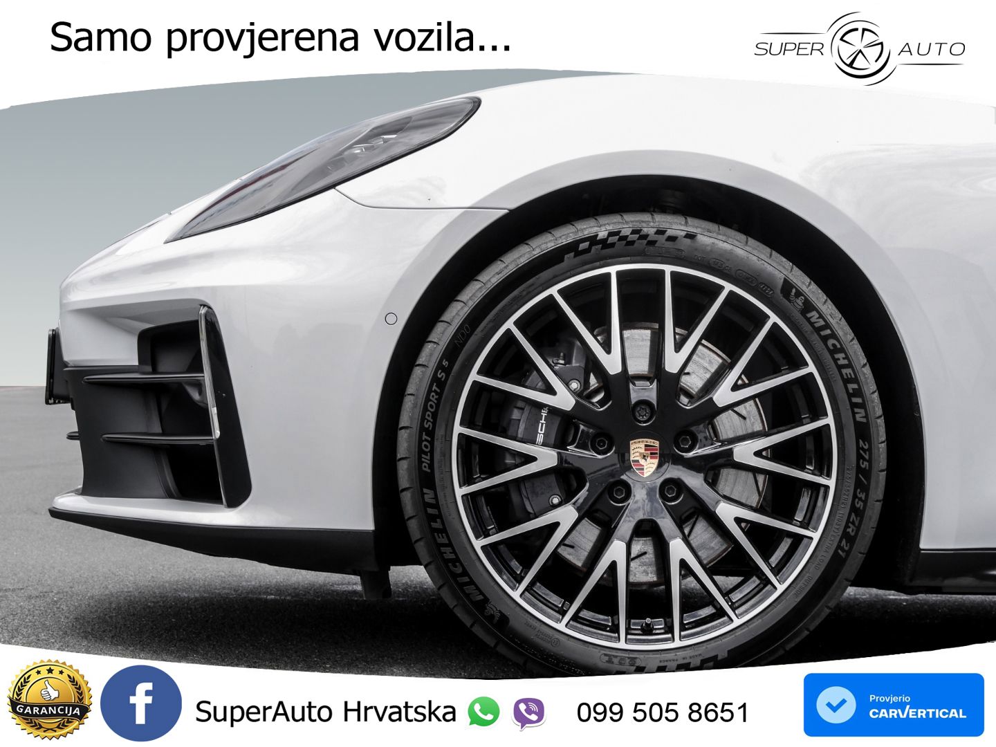 Porsche Panamera 4 2.9 V6 (470 KS) E-Hybrid PDK ACC+HEAD+4xGR SJED+360+PANO