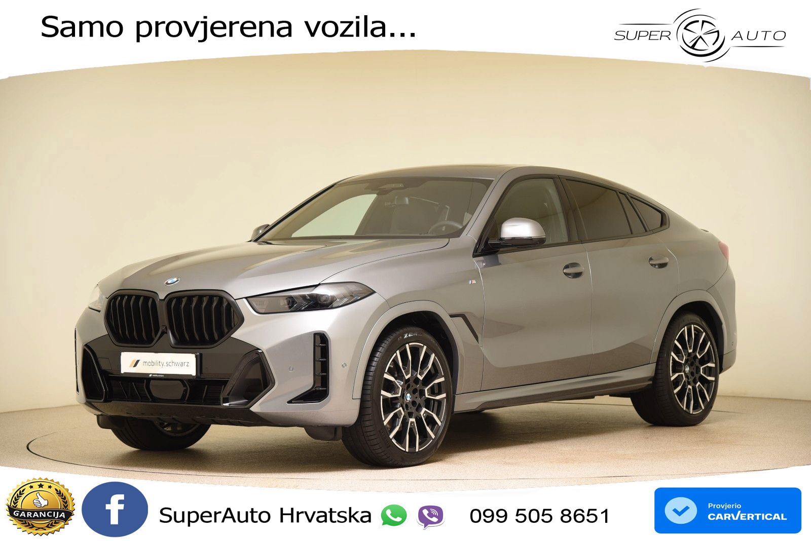 BMW X6 30d (298 KS) xDrive Steptronic M Sport LED+GR SJED+ACC