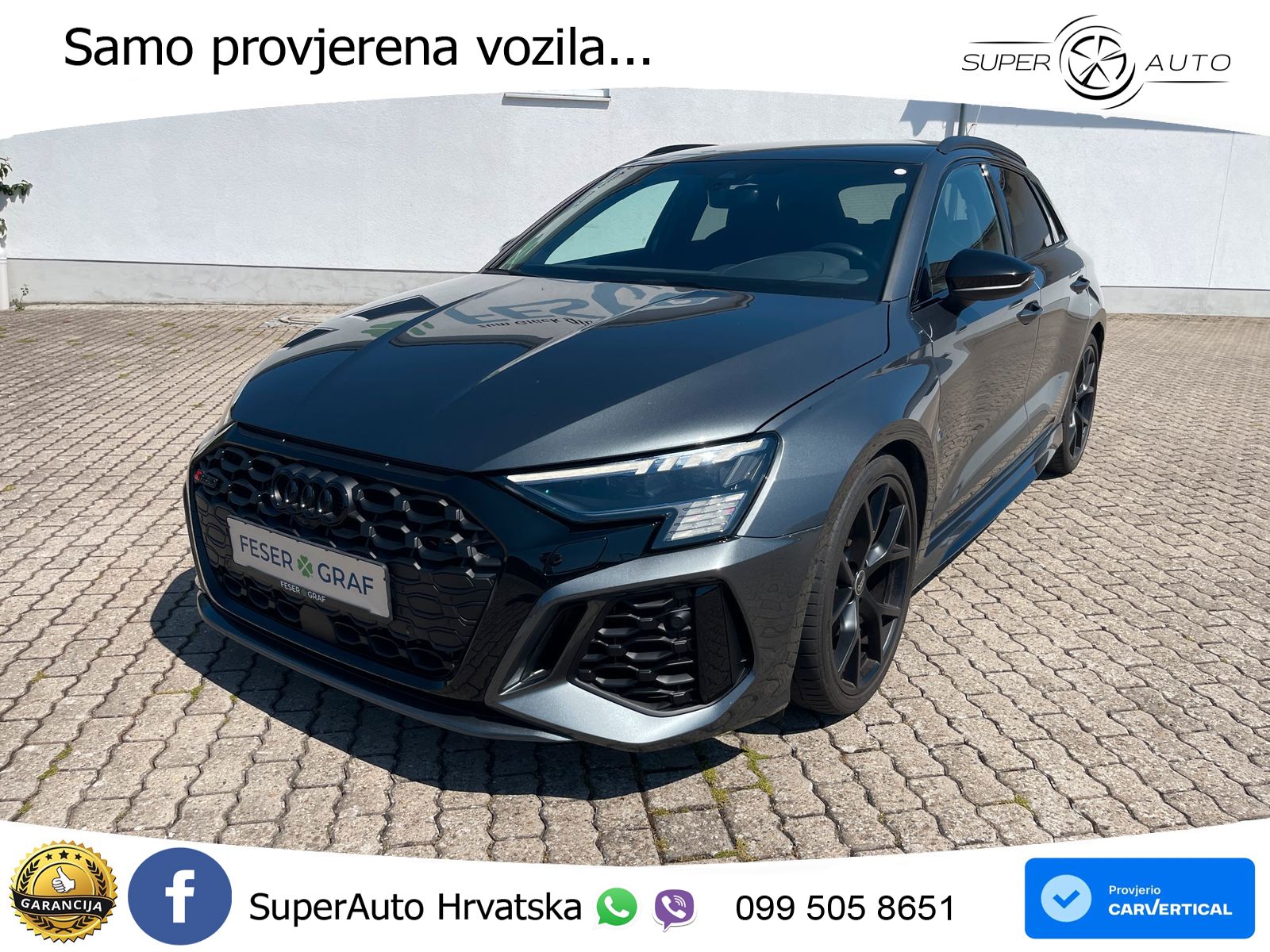 Audi RS3 Sportback 2.5 TFSI (400 KS) quattro S tronic