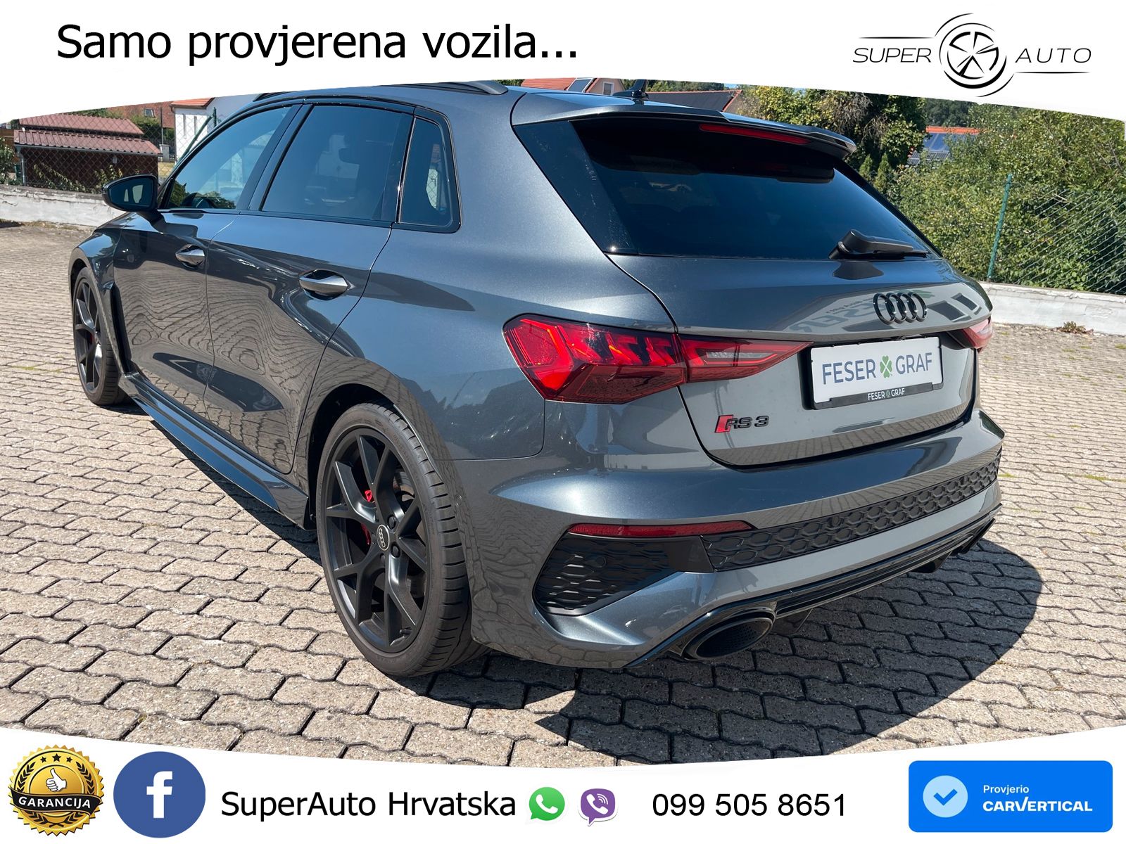 Audi RS3 Sportback 2.5 TFSI (400 KS) quattro S tronic