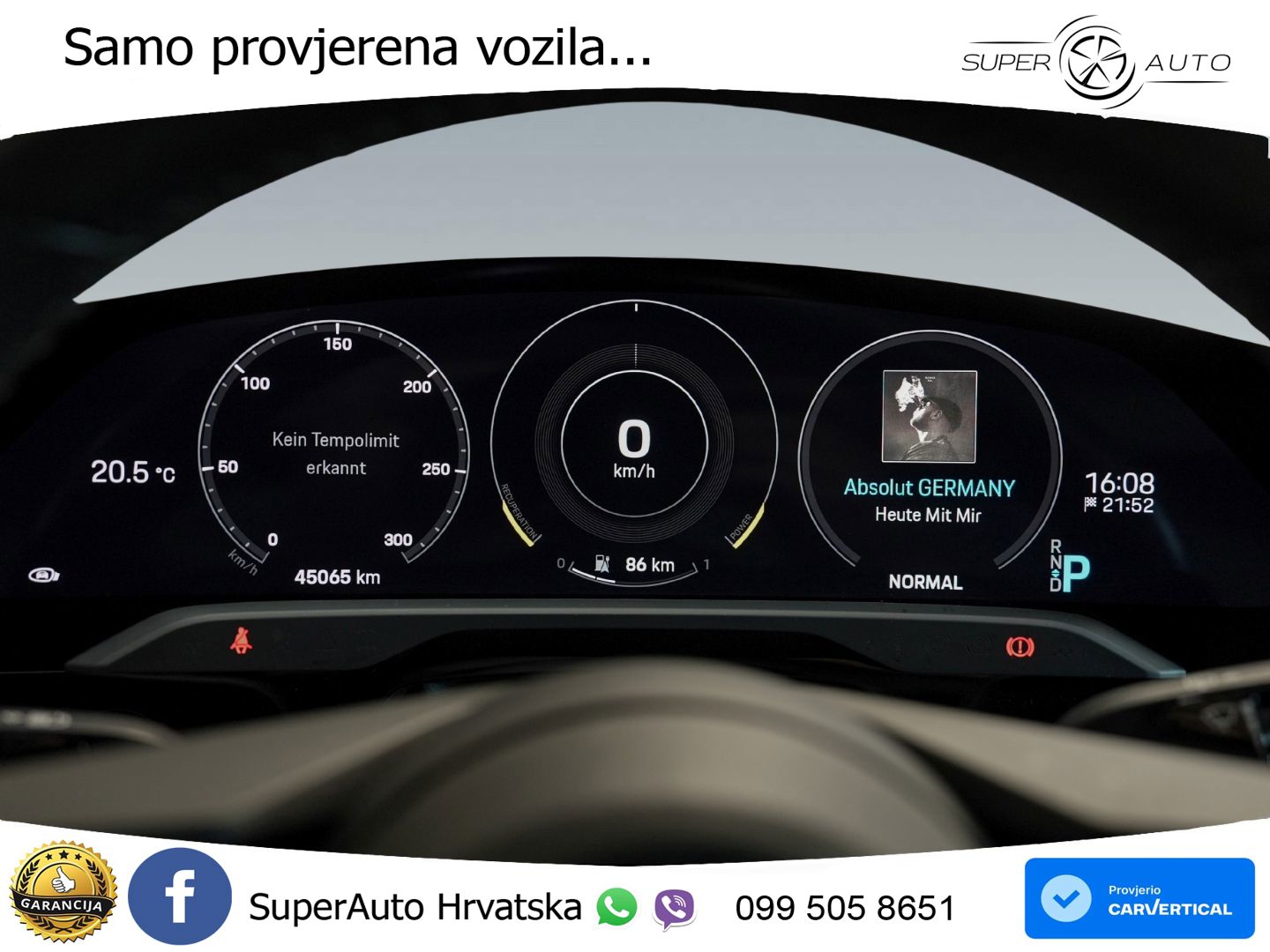 Porsche Taycan Sport Turismo Performance 79.2 kWh (408 KS)
