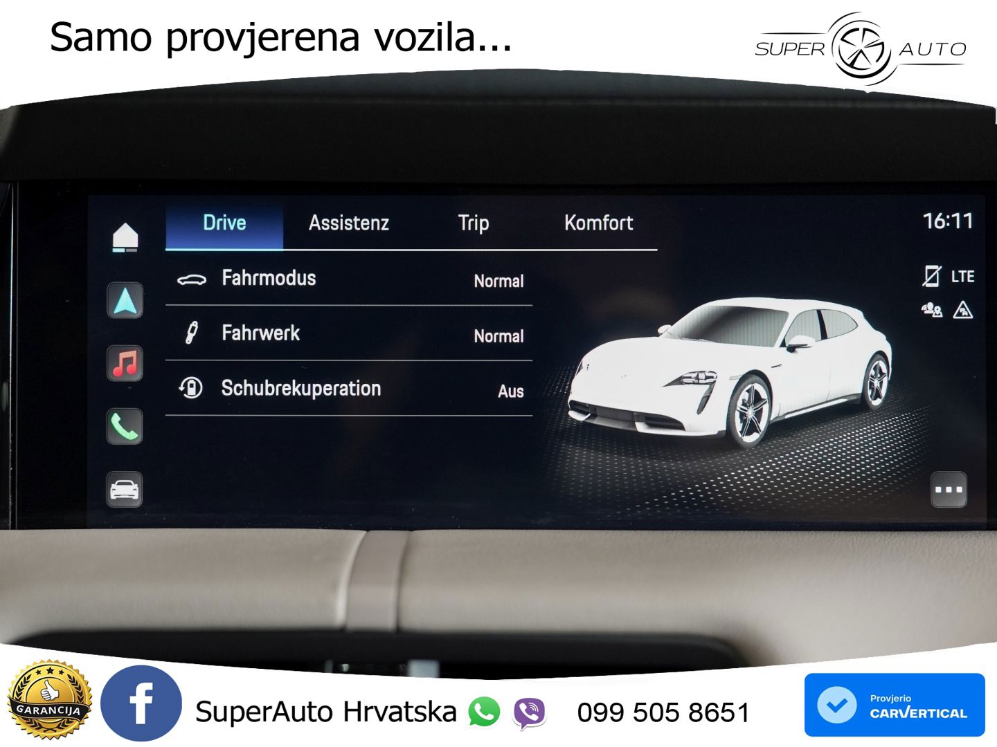 Porsche Taycan Sport Turismo Performance 79.2 kWh (408 KS)
