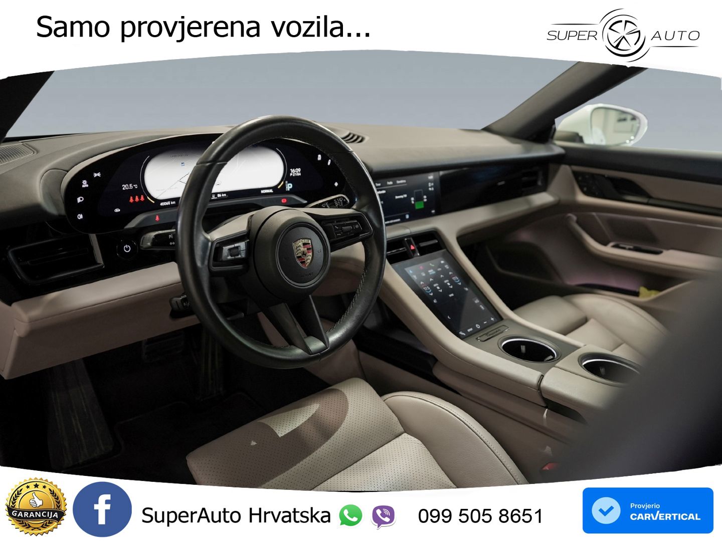 Porsche Taycan Sport Turismo Performance 79.2 kWh (408 KS)