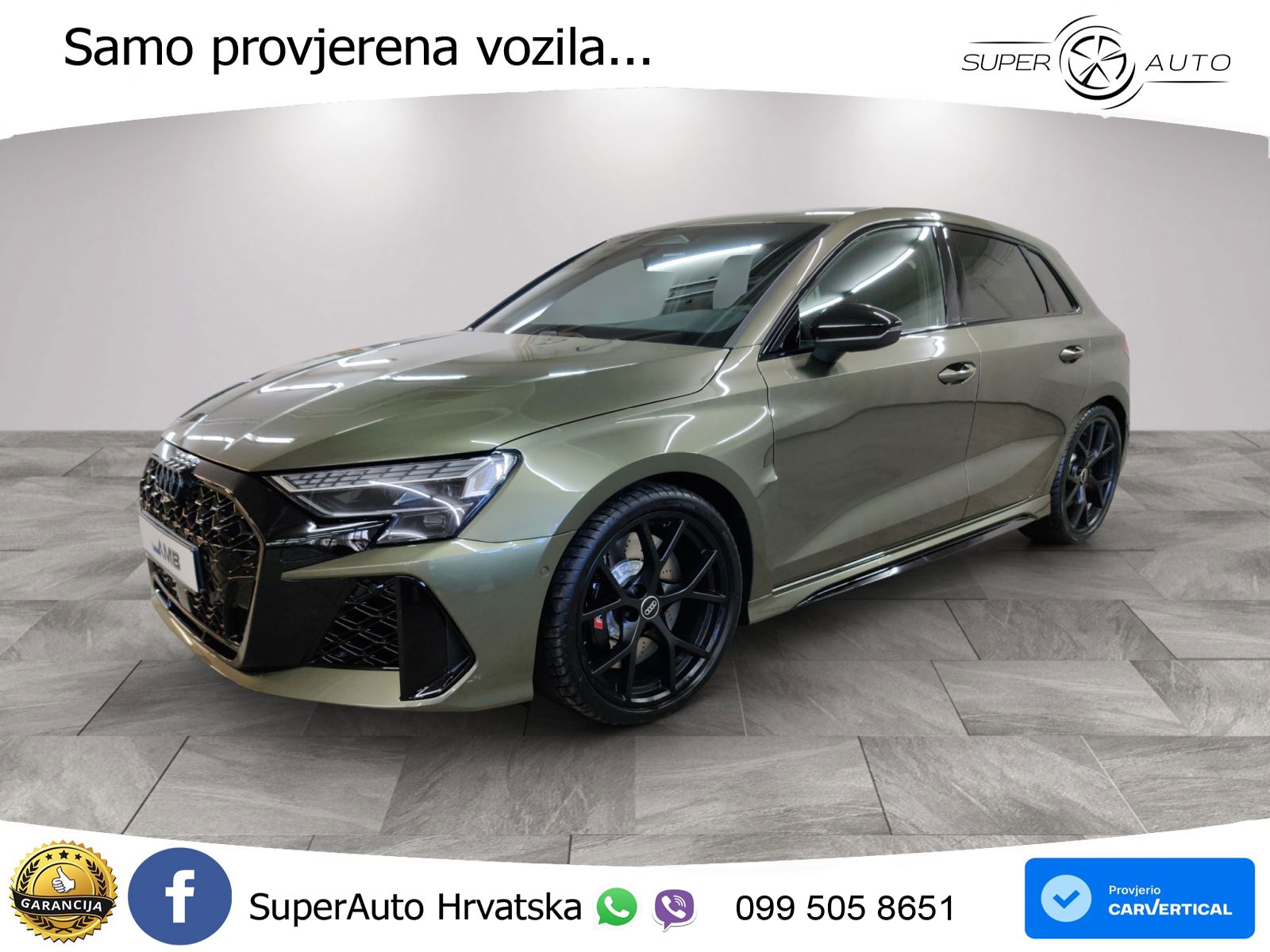Audi RS3 Sedan 2.5 TFSI (400 KS) quattro S tronic LED+GR SJED+ACC