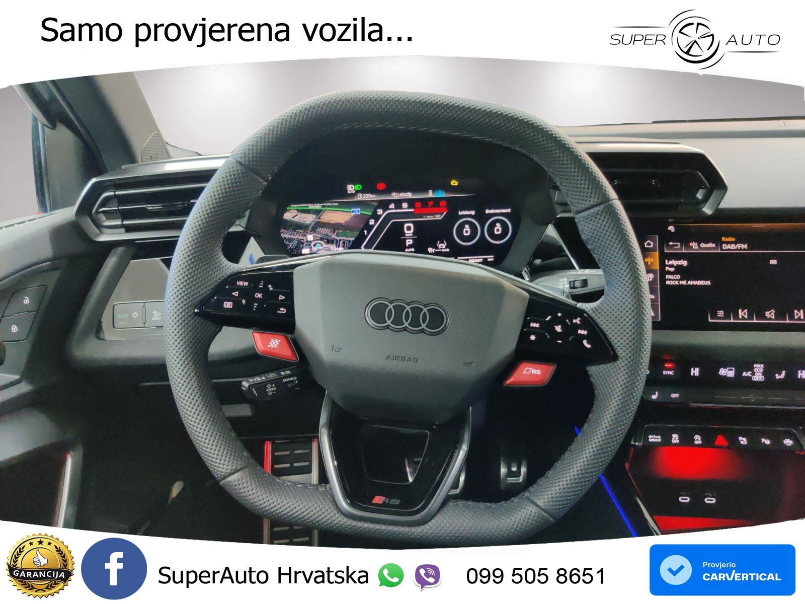 Audi RS3 Sedan 2.5 TFSI (400 KS) quattro S tronic LED+GR SJED+ACC