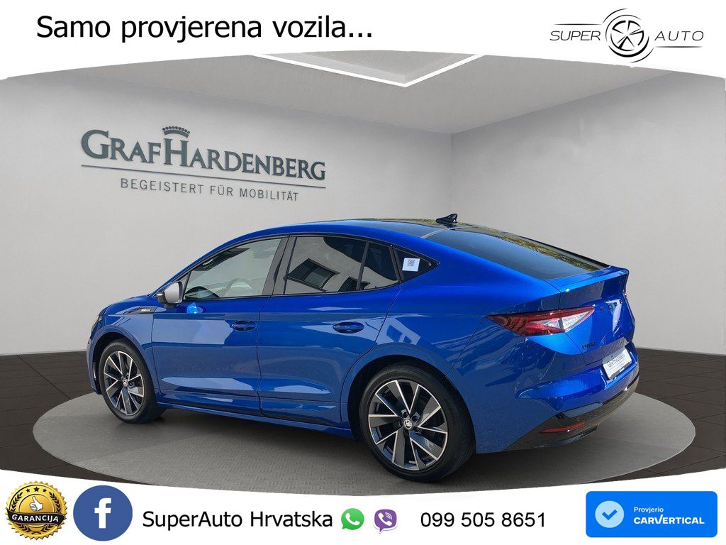 Škoda Enyaq Coupe iV 85 82 kWh (286 KS) SportLine LED+GR SJED+ACC