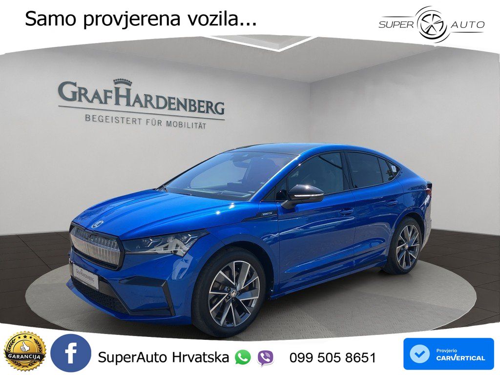 Škoda Enyaq Coupe iV 85 82 kWh (286 KS) SportLine LED+GR SJED+ACC