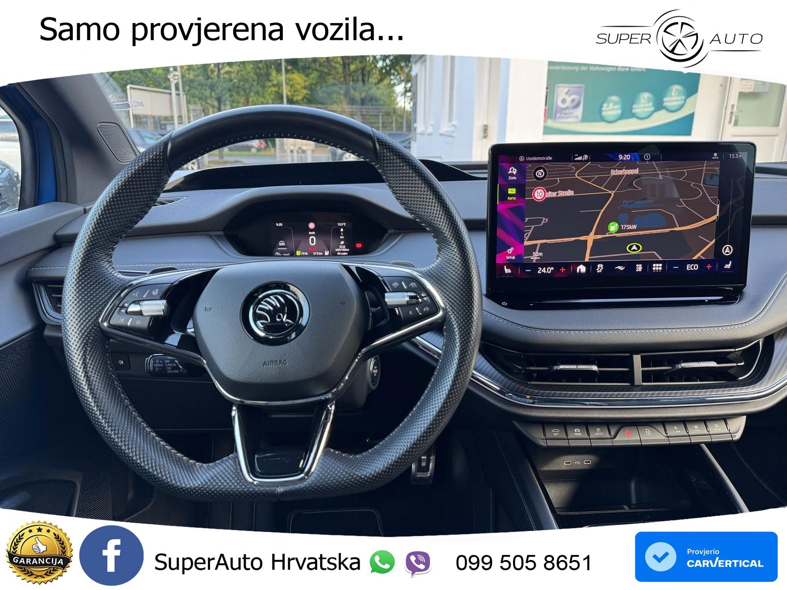 Škoda Enyaq iV 80 82 kWh (204 KS) SportLine LED+GR SJED+ACC