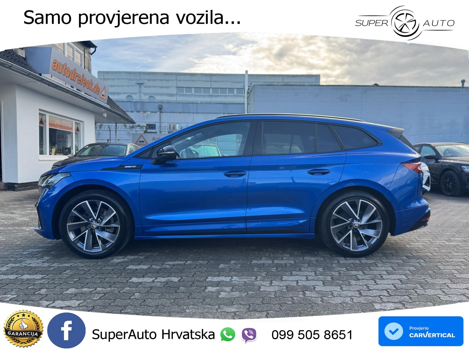 Škoda Enyaq iV 80 82 kWh (204 KS) SportLine LED+GR SJED+ACC