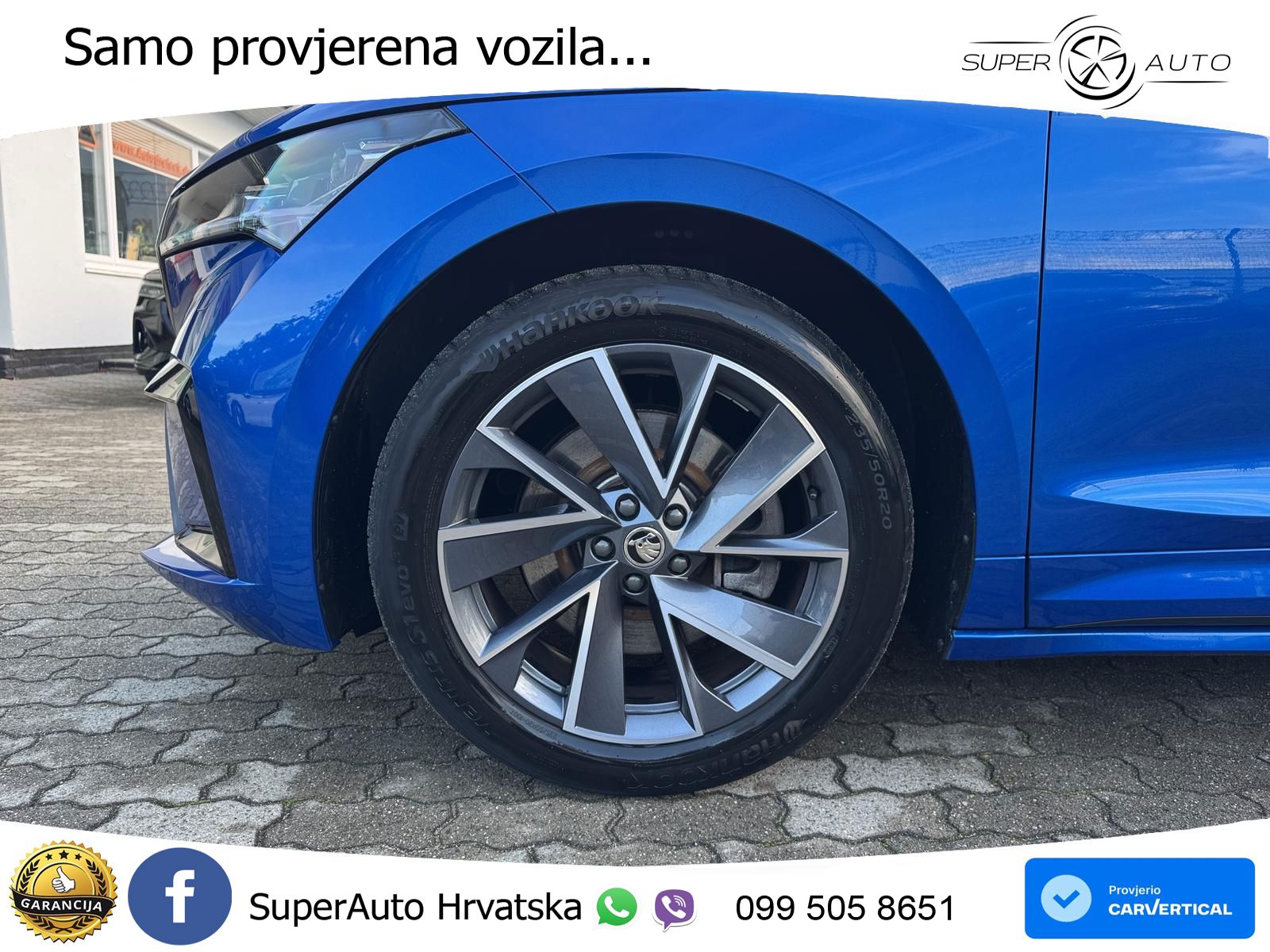 Škoda Enyaq iV 80 82 kWh (204 KS) SportLine LED+GR SJED+ACC