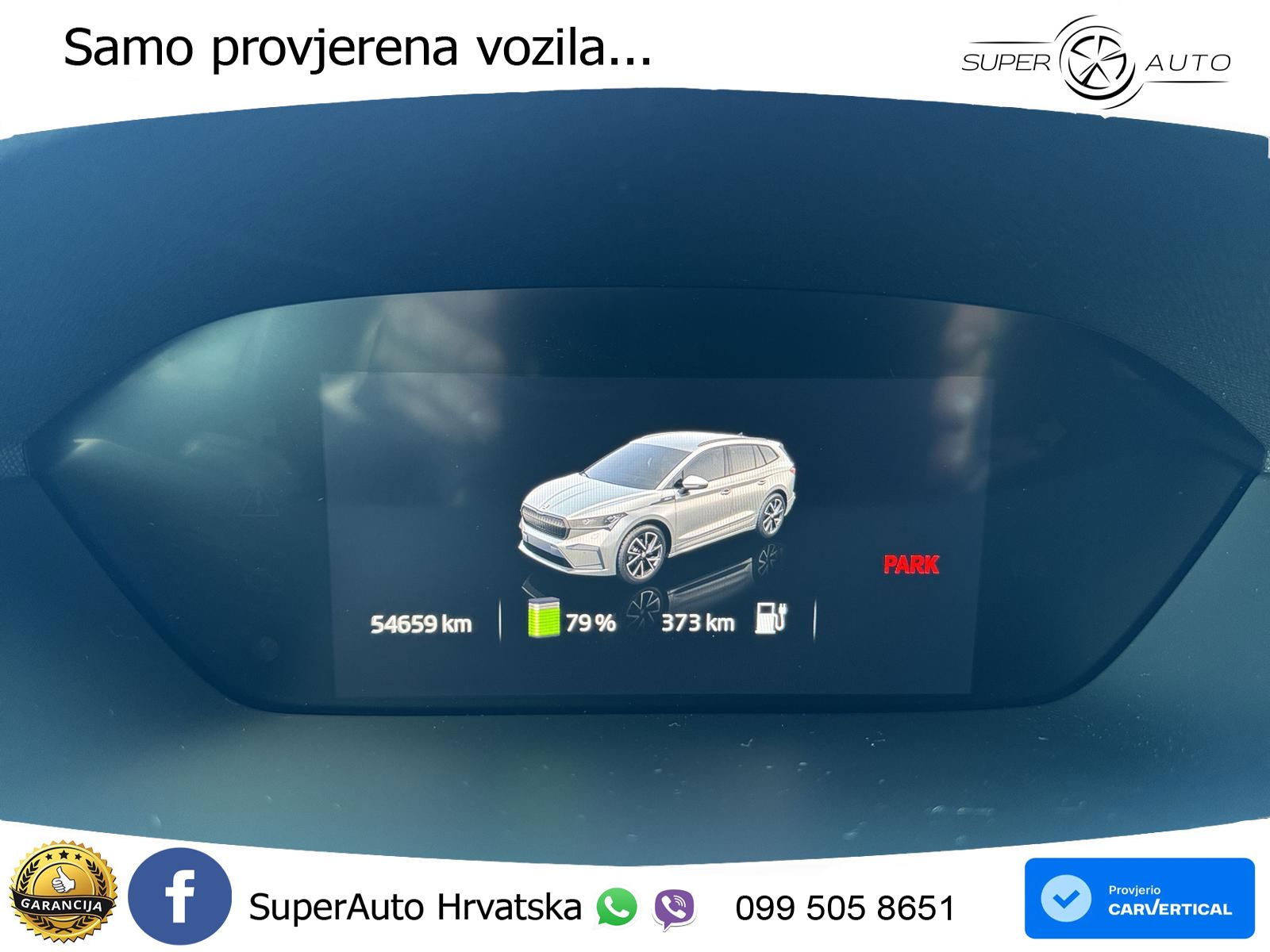 Škoda Enyaq iV 80 82 kWh (204 KS) SportLine LED+GR SJED+ACC