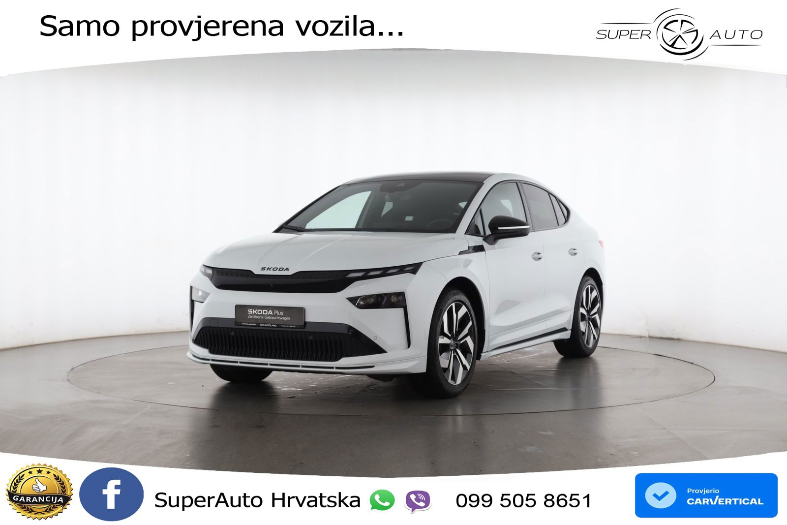 Škoda Enyaq 85 82 kWh (286 KS) SportLine LED+GR SJED+ACC