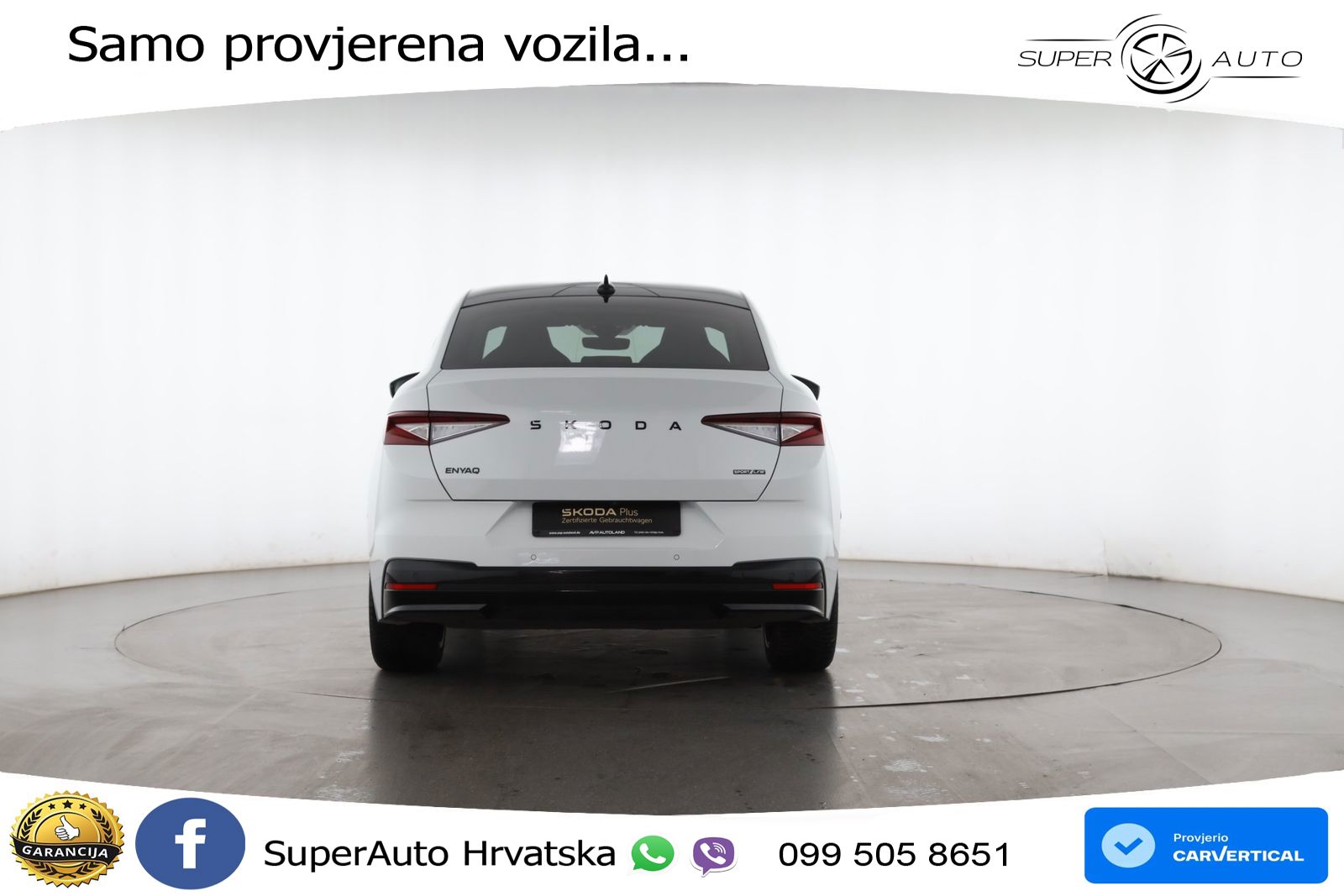Škoda Enyaq 85 82 kWh (286 KS) SportLine LED+GR SJED+ACC