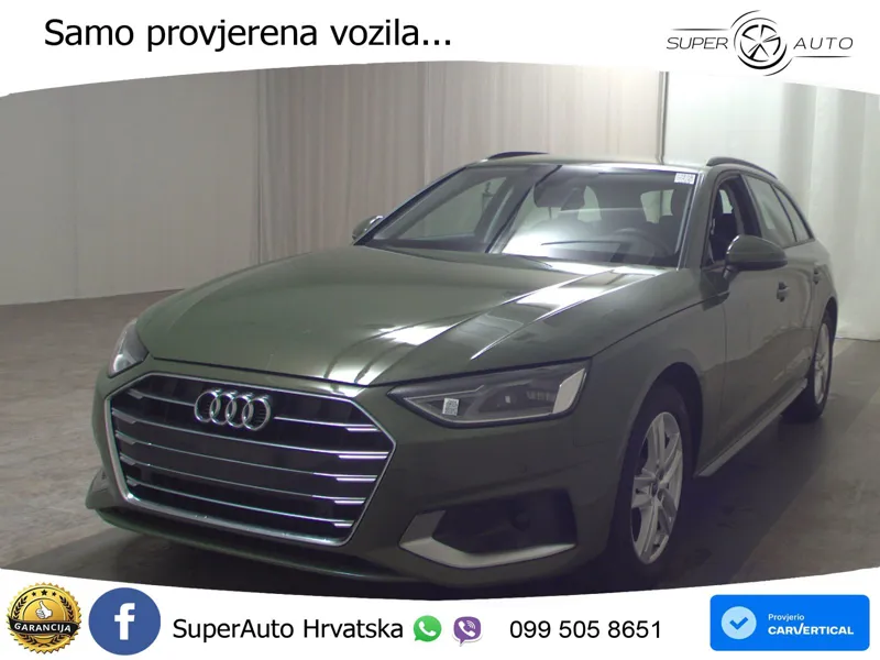 Audi A4 Avant 35 TDI S tronic Advanced 163 KS, ACC+LED+GR SJED+PARK+LANE