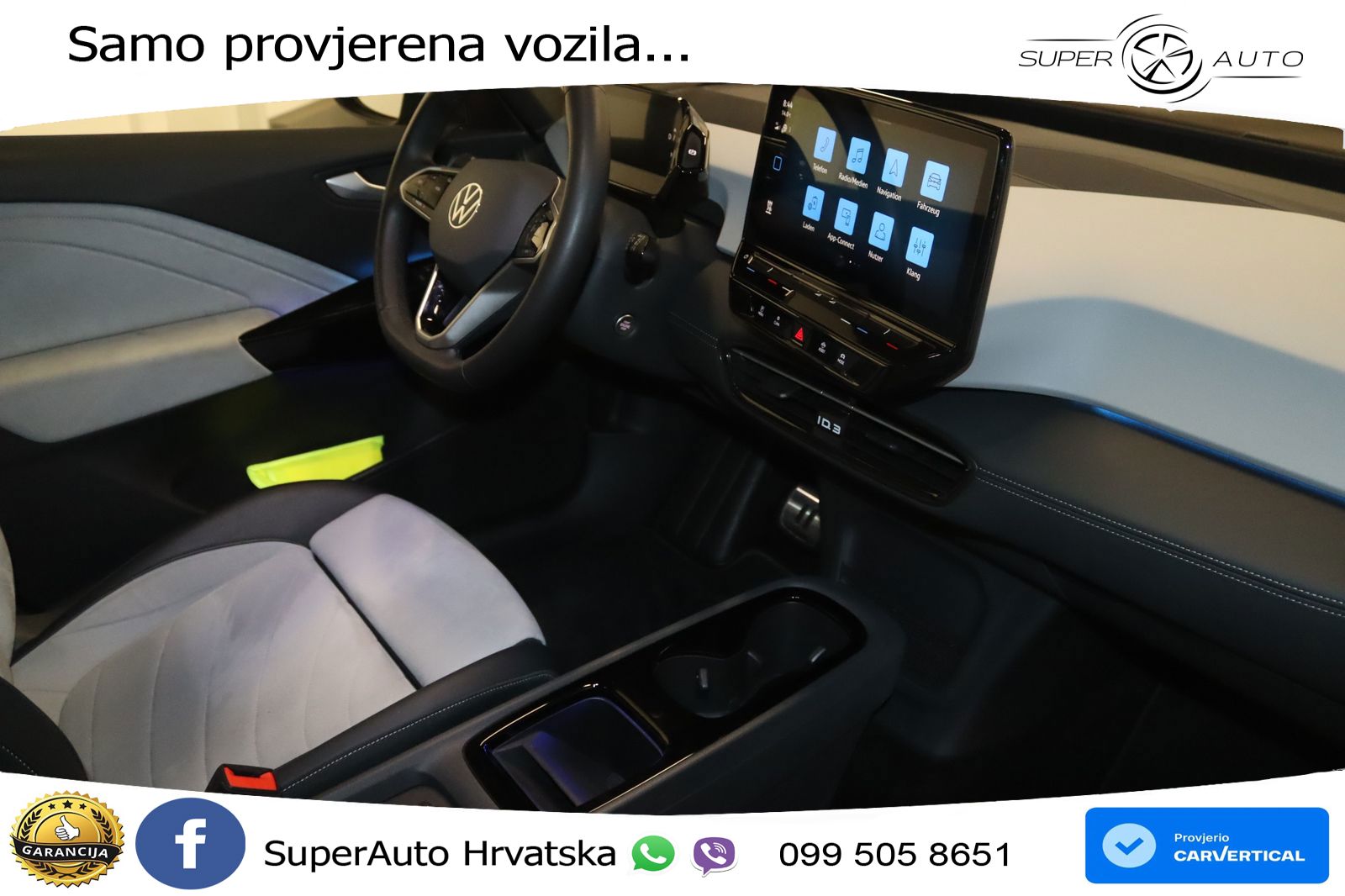 Volkswagen ID.3 Pro 62 kWh (204 KS) LED+GR SJED+ACC