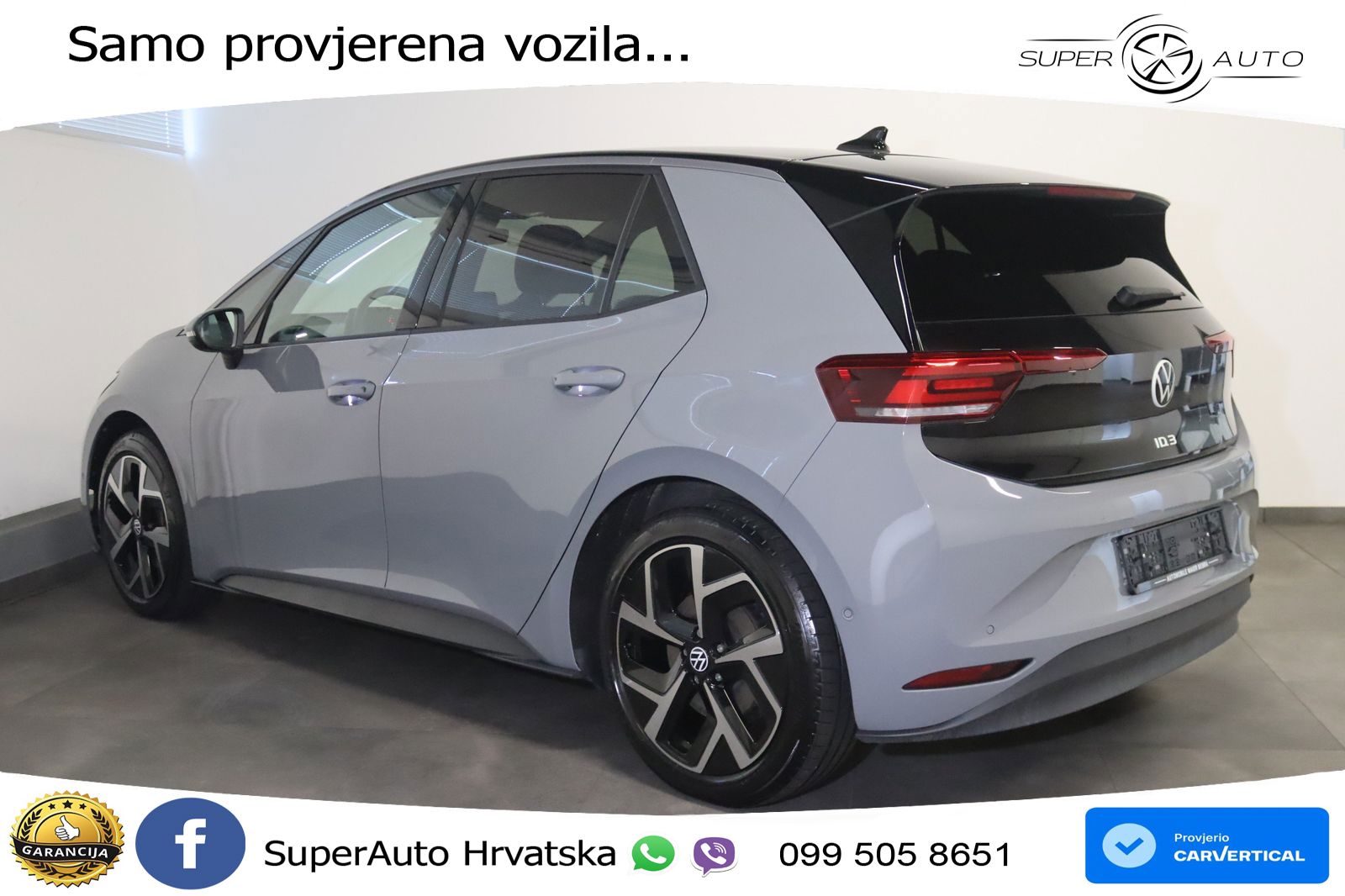 Volkswagen ID.3 Pro 62 kWh (204 KS) LED+GR SJED+ACC
