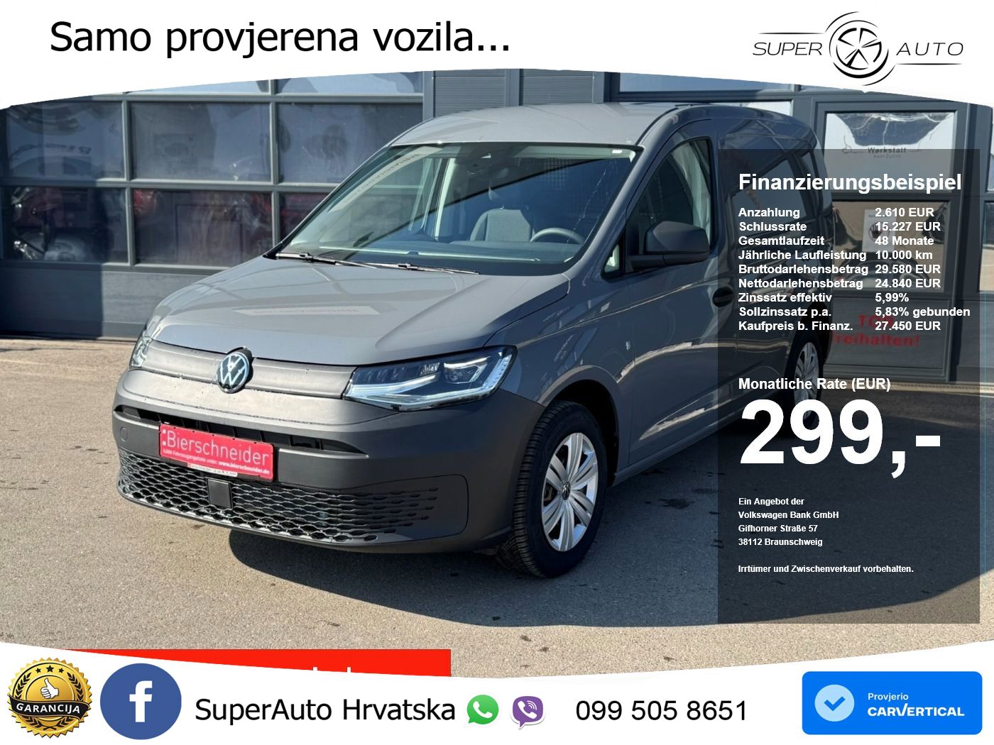 VW Caddy 116 KS