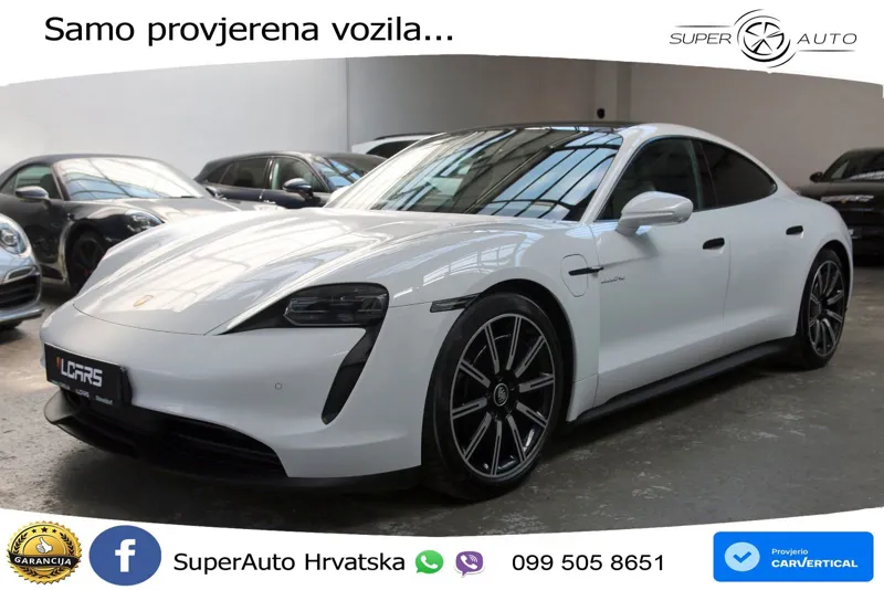 Porsche Taycan Performance 79.2 kWh (408 KS) LED+GR SJED+ACC