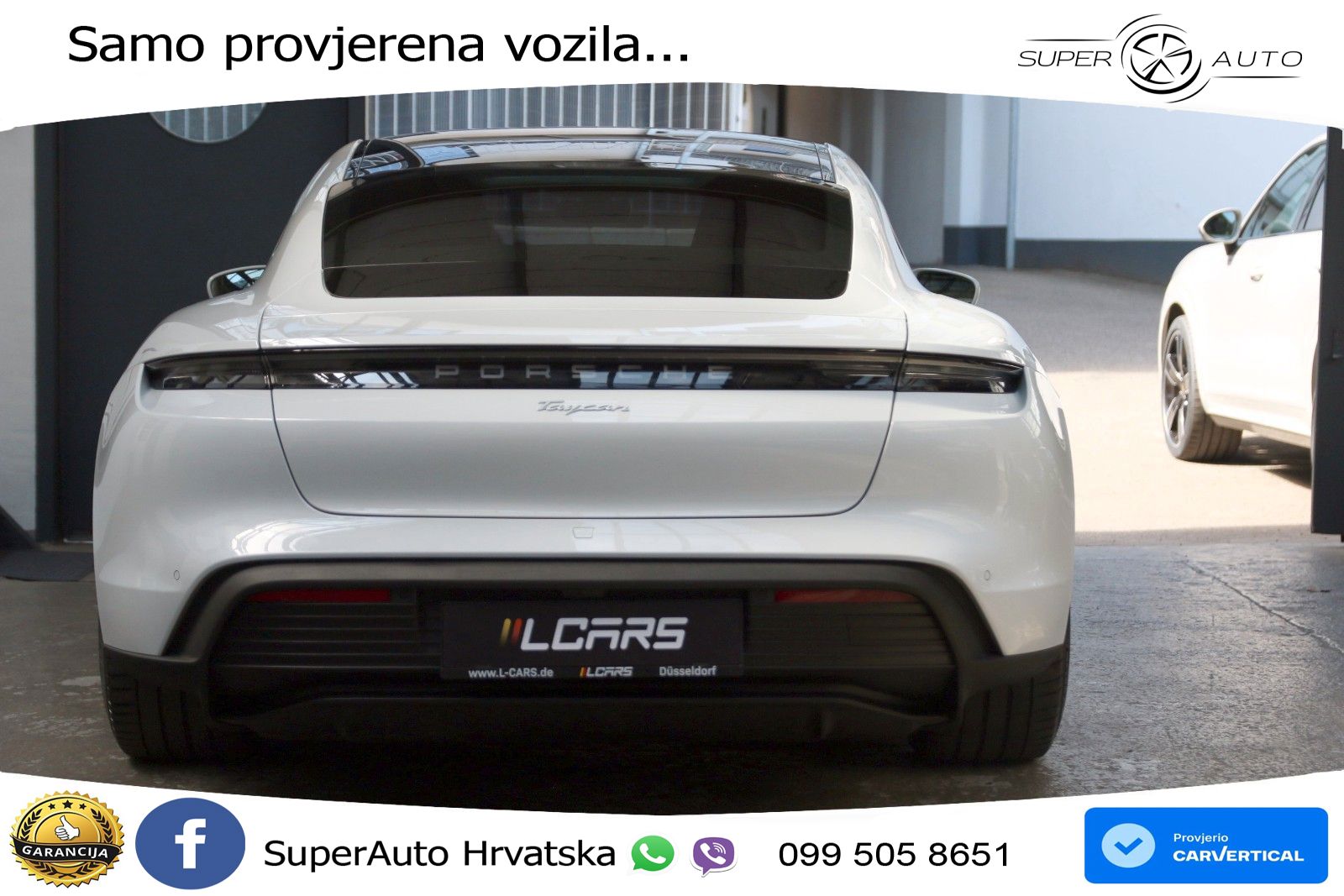 Porsche Taycan Performance 79.2 kWh (408 KS) LED+GR SJED+ACC