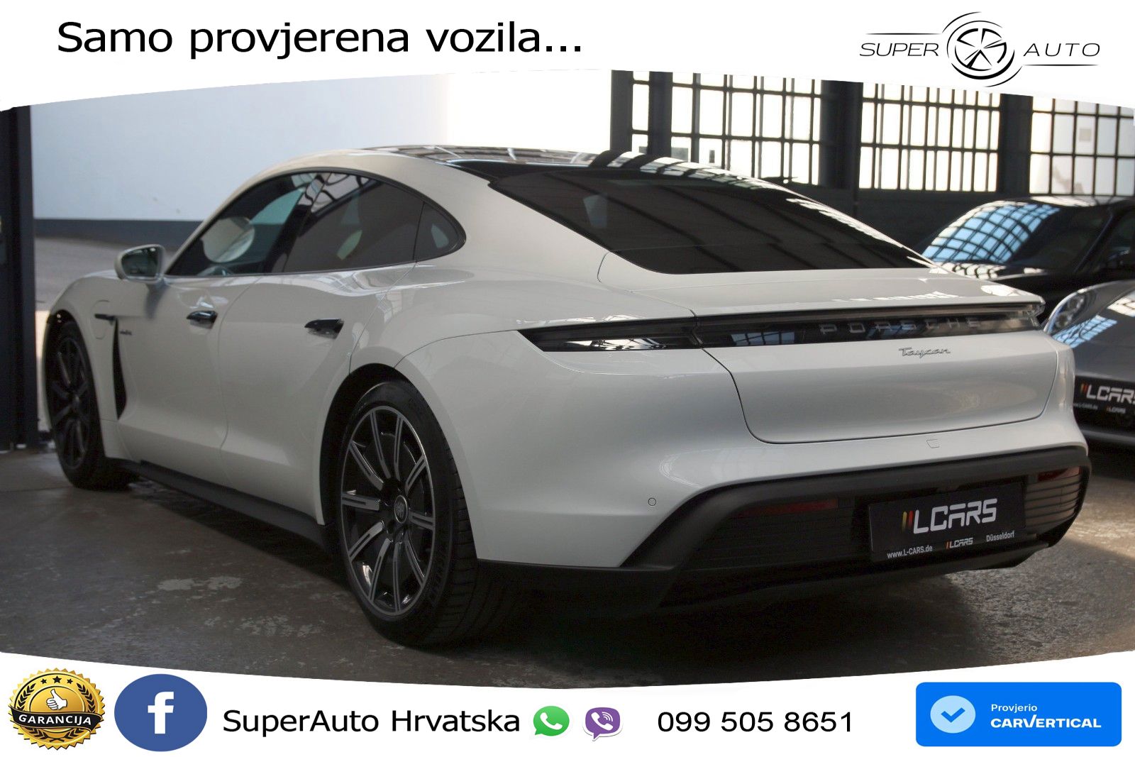 Porsche Taycan Performance 79.2 kWh (408 KS) LED+GR SJED+ACC