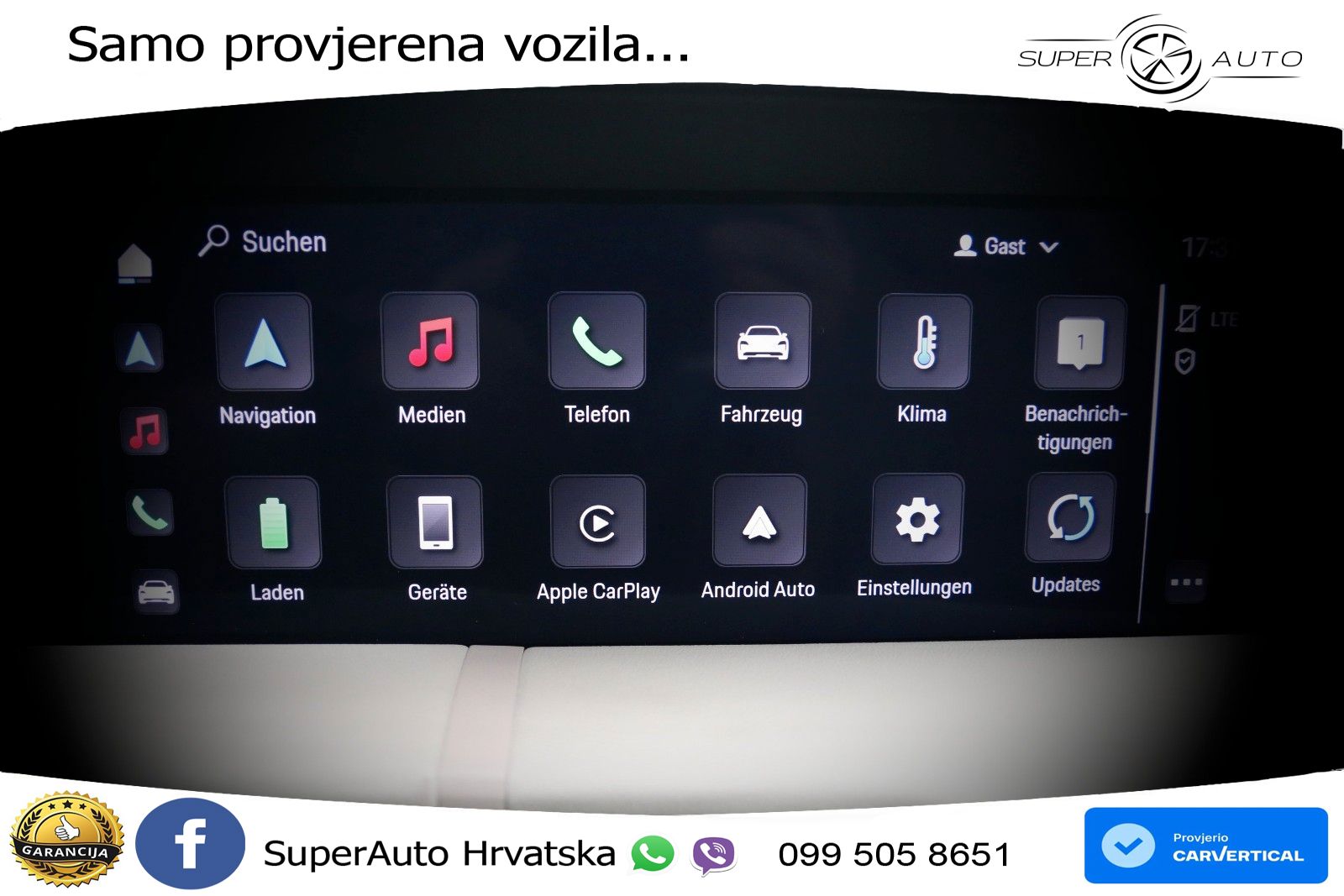 Porsche Taycan Performance 79.2 kWh (408 KS) LED+GR SJED+ACC