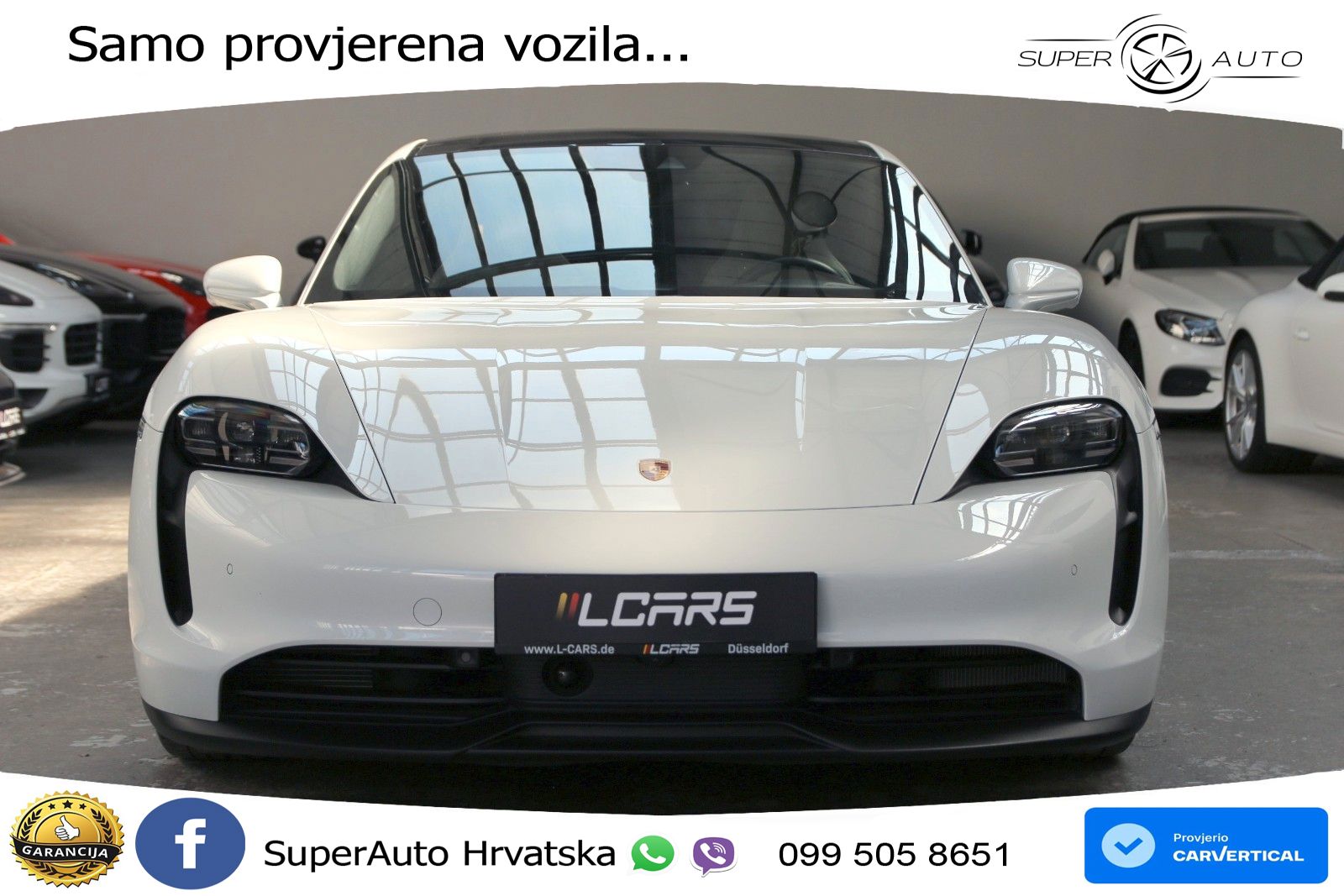 Porsche Taycan Performance 79.2 kWh (408 KS) LED+GR SJED+ACC
