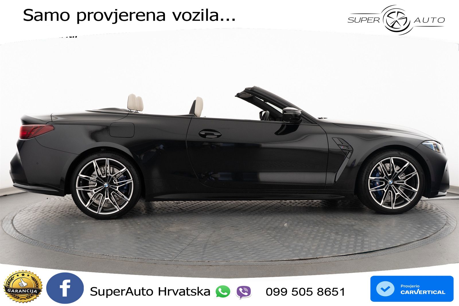 BMW M4 Convertible Competition 3.0 (530 KS) xDrive Steptronic LED+GR SJED+ACC