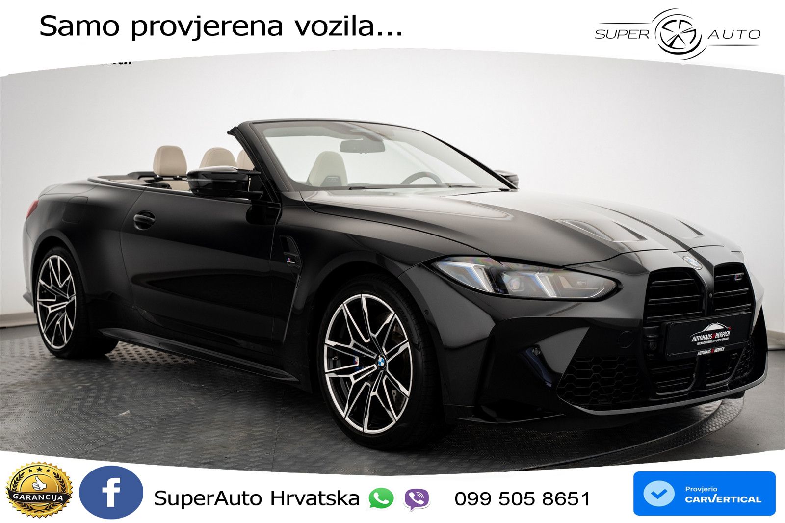 BMW M4 Convertible Competition 3.0 (530 KS) xDrive Steptronic LED+GR SJED+ACC
