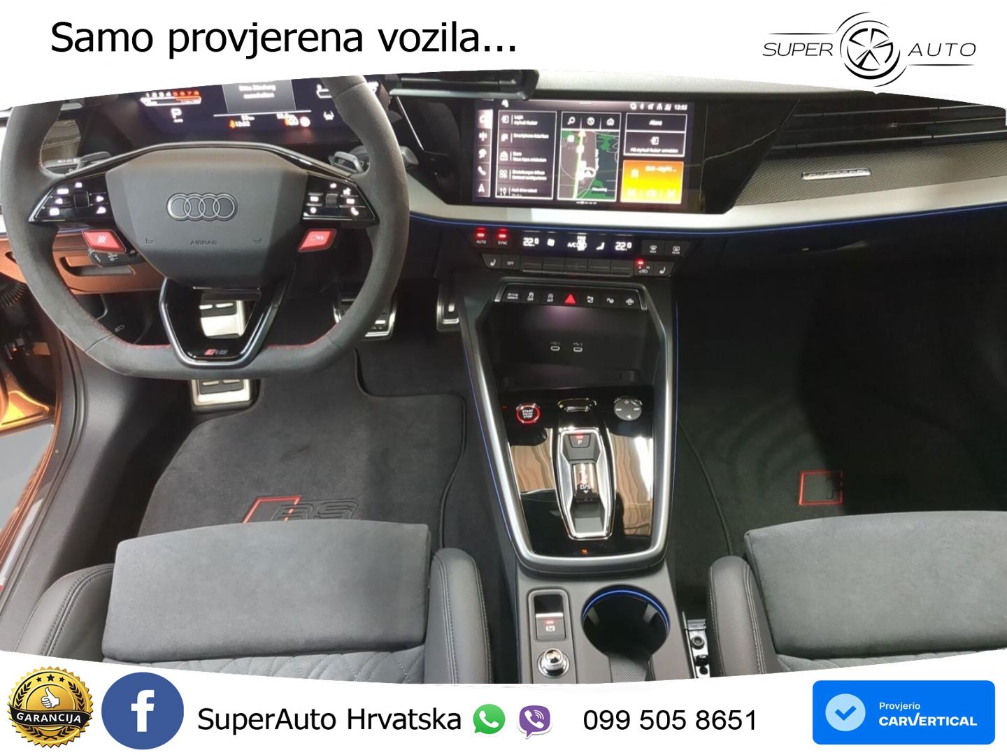 Audi RS3 Sedan 2.5 TFSI (400 KS) quattro S tronic LED+GR SJED+ACC