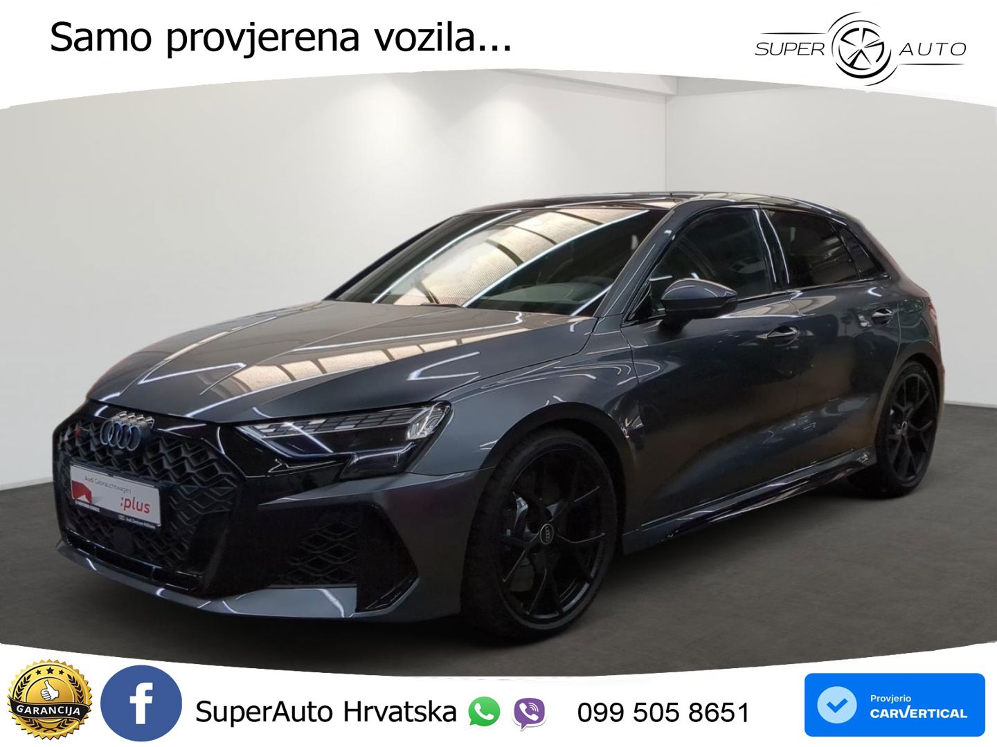 Audi RS3 Sedan 2.5 TFSI (400 KS) quattro S tronic LED+GR SJED+ACC