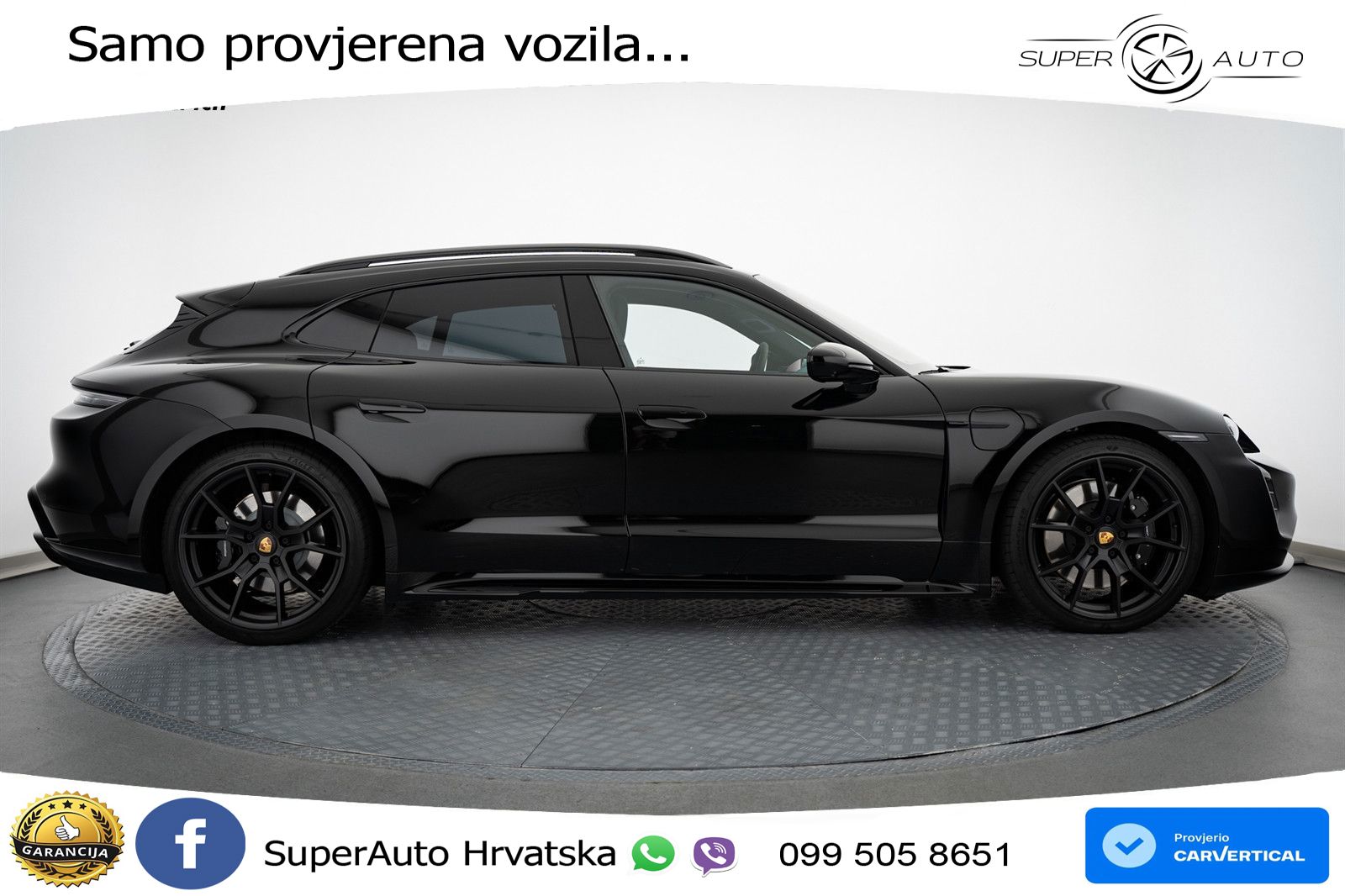 Porsche Taycan Sport Turismo GTS Performance Plus 93.4 kWh (598 KS)