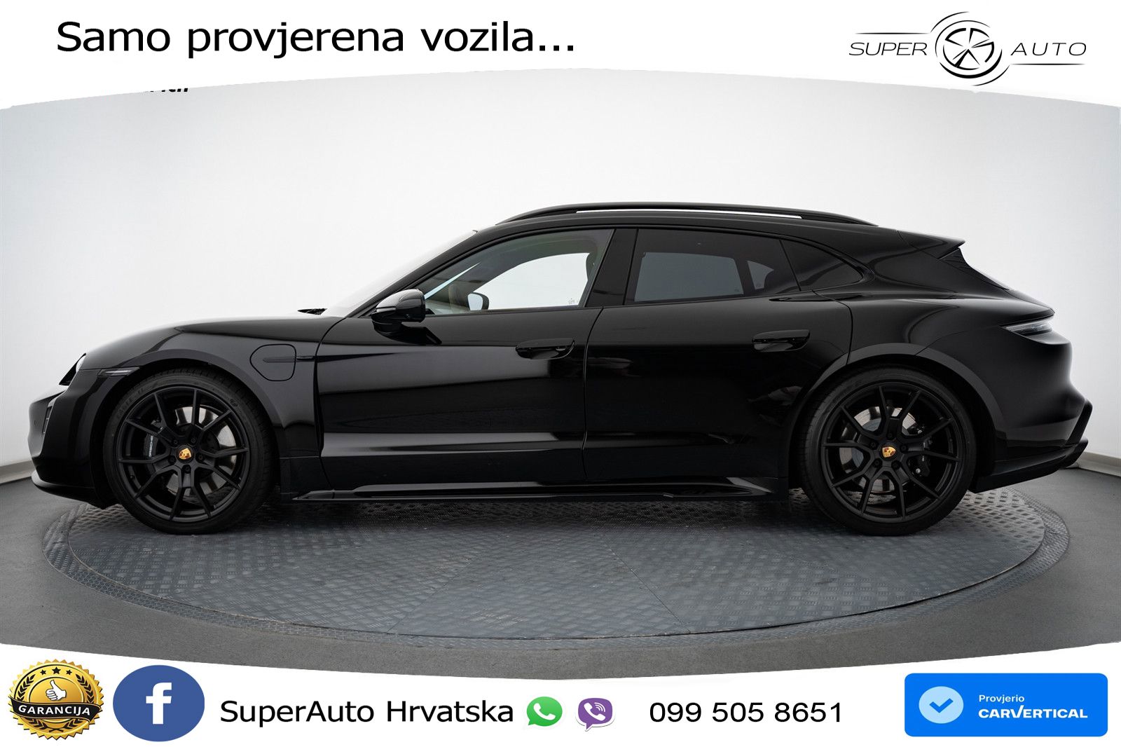 Porsche Taycan Sport Turismo GTS Performance Plus 93.4 kWh (598 KS)