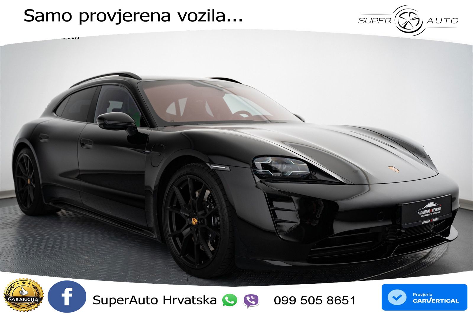 Porsche Taycan Sport Turismo GTS Performance Plus 93.4 kWh (598 KS)