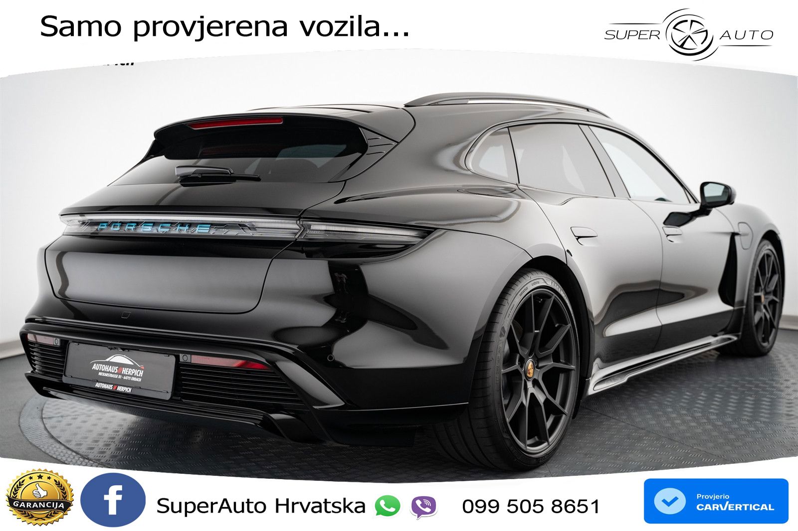 Porsche Taycan Sport Turismo GTS Performance Plus 93.4 kWh (598 KS)