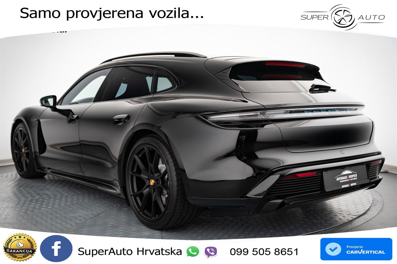 Porsche Taycan Sport Turismo GTS Performance Plus 93.4 kWh (598 KS)