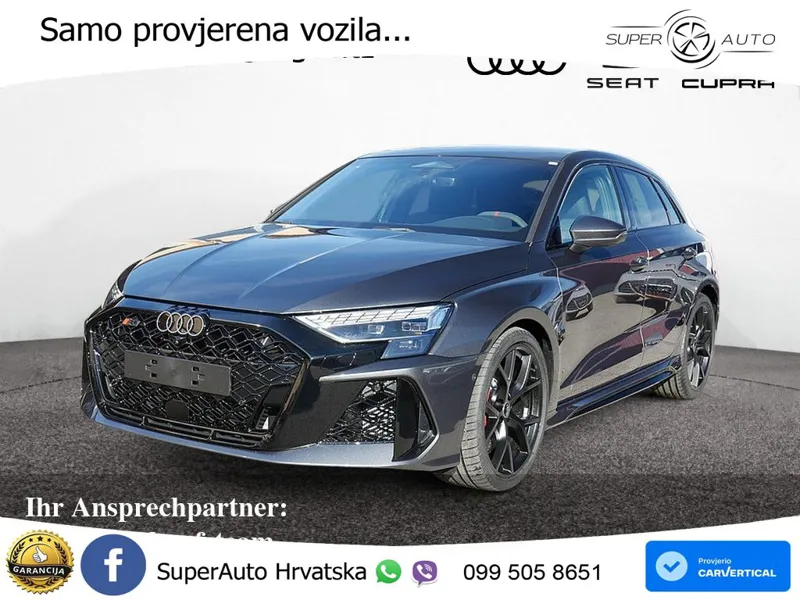 Audi RS3 Sportback 2.5 TFSI (400 KS) quattro S tronic LED+GR SJED+ACC