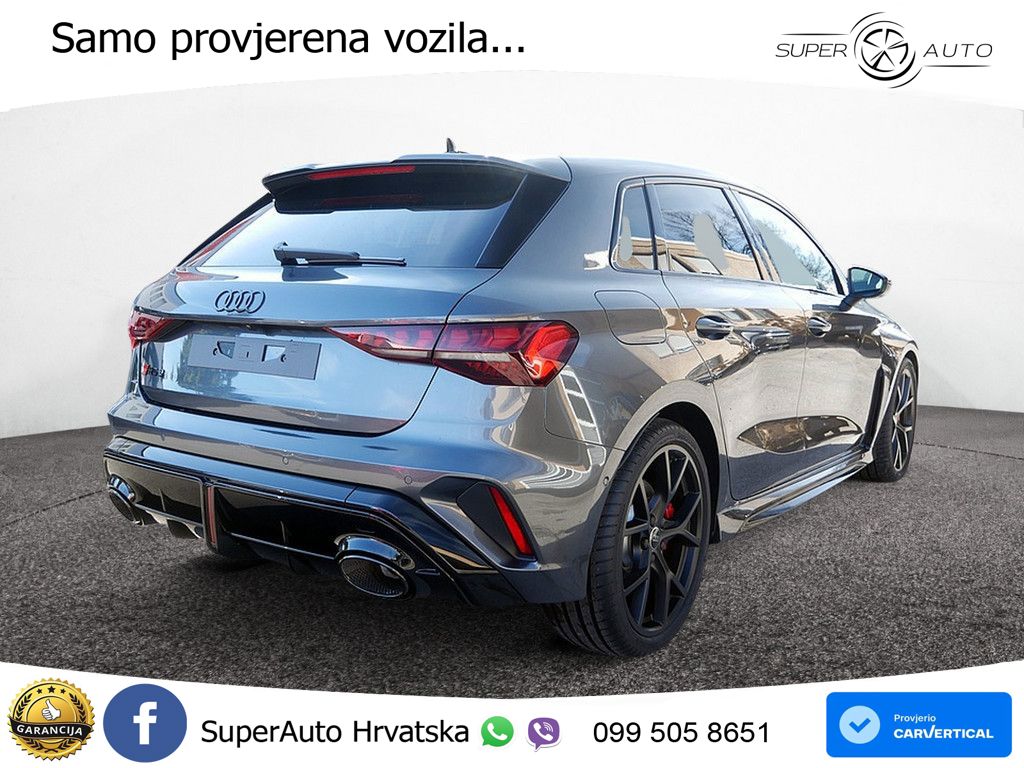 Audi RS3 Sportback 2.5 TFSI (400 KS) quattro S tronic LED+GR SJED+ACC