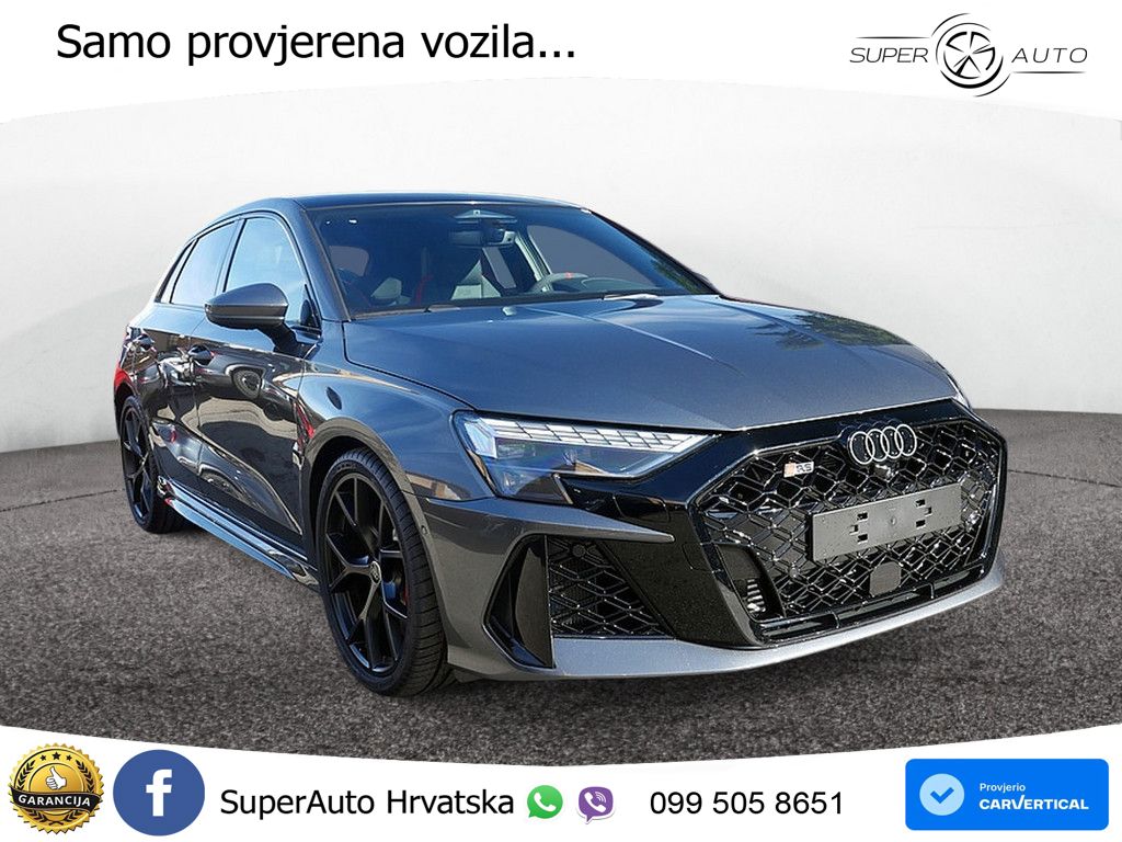 Audi RS3 Sportback 2.5 TFSI (400 KS) quattro S tronic LED+GR SJED+ACC