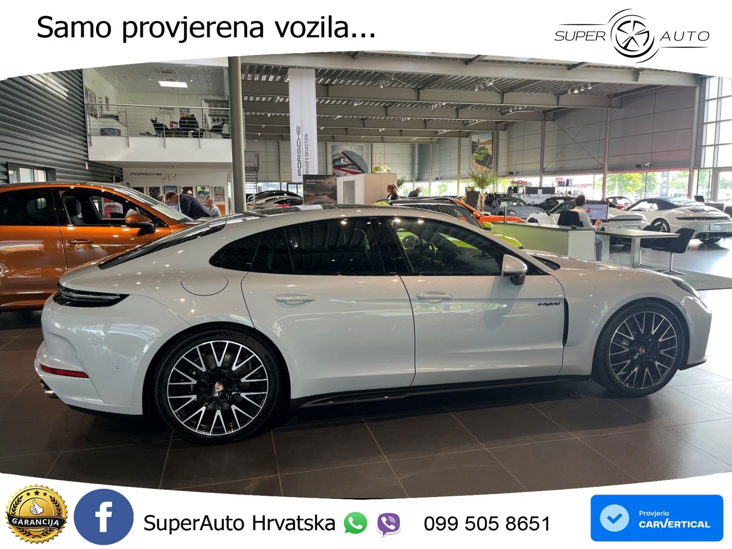 Porsche Panamera 4 2.9 V6 (470 KS) E-Hybrid PDK ACC+HEAD+4xGR SJED+360+PANO
