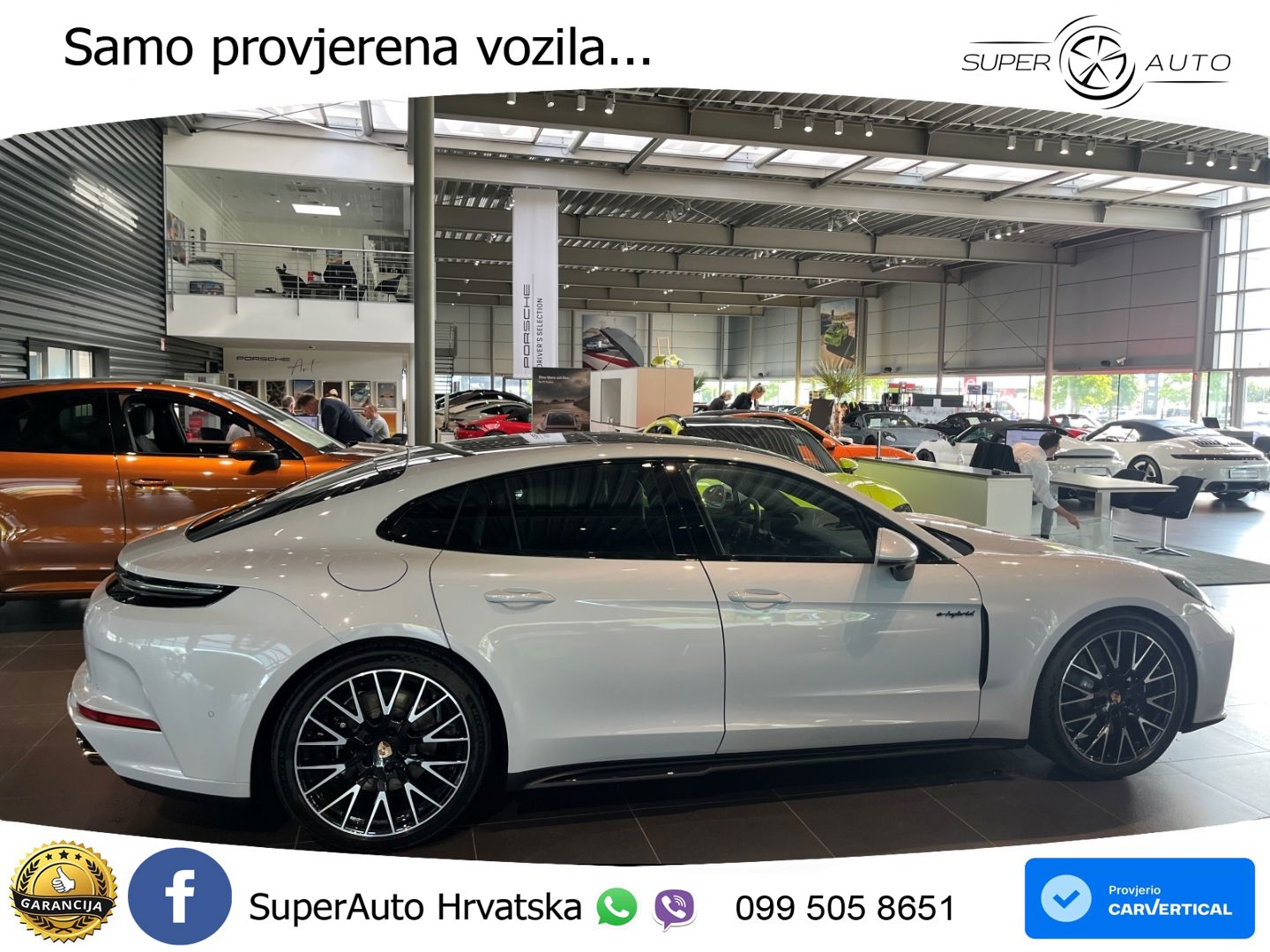 Porsche Panamera 4 2.9 V6 (470 KS) E-Hybrid PDK ACC+HEAD+4xGR SJED+360+PANO